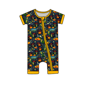 Romper Bayi Bambu Custom, Pakaian Bayi Baru Lahir 95% Bambu 5% Spandex, Lembut, Lucu, Resleting, Romper Bayi Resleting 2 Arah, Pakaian Bayi Baru Lahir - Product Image 2
