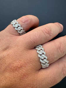 Anillos de Lujo al por Mayor con Moissanita Clásica Creada en Laboratorio de 1.60 CT, Diseño de Cruz, Aleación, Cierre de Caja, Joyería de Fiesta Unisex de Moda - Product Image 2