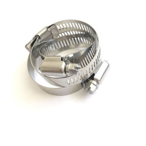 Collier de serrage de type américain pour câbles, <span class=keywords><strong>force</strong></span> de serrage élevée et bonne étanchéité, en acier inoxydable - Product Image 3