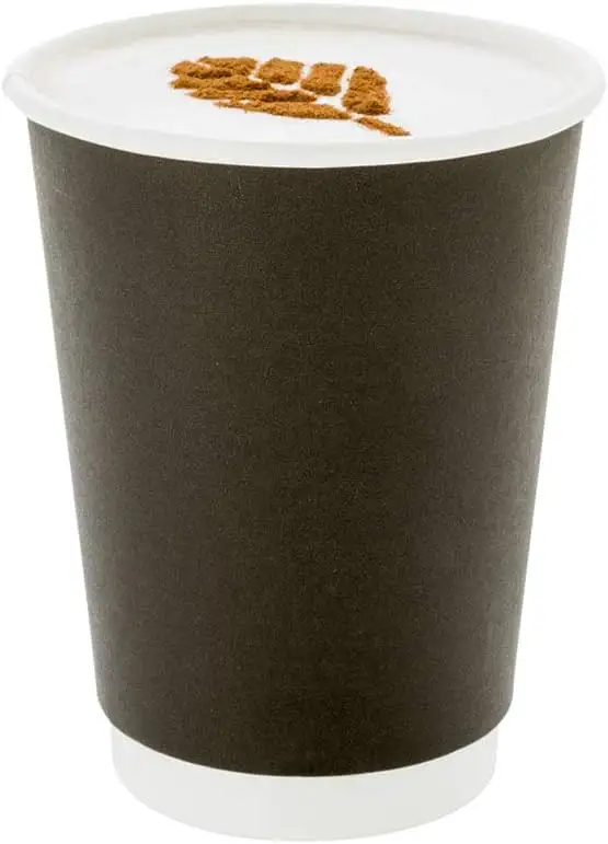 Logo printing Eco-friendly Paper Double wall Cups for Cold Hot drinks