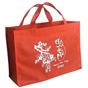 Bolsas de tela no tejida personalizadas al por mayor, reutilizables, laminadas con PP, para compras en supermercados, gran venta. - Product Image 1