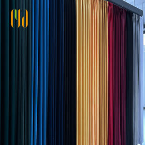 Rideaux de Théâtre Plissés Ondulés <span class=keywords><strong>à</strong></span> Vendre Grandes Draperies de Scène Toiles de Fond pour Opéras Décoration de Luxe Ignifuge Haute Ombre - Product Image 1