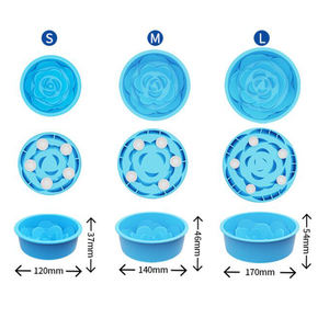 Non tossicologico in Silicone Anti-soffocamento forma rotonda grande capacità Pet Cat Slow Feeder ciotola per mangiare <span class=keywords><strong>sano</strong></span> - Product Image 5