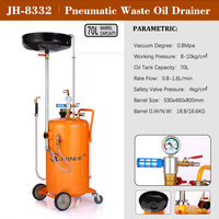 Récupérateur d'Huile Pneumatique pour Moteur Automobile 35L 70L 80L avec Réservoir Élévateur