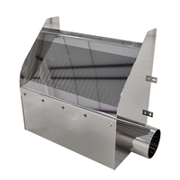 Boîtier de filtre d'admission Coanda, nouveau matériau SS304/SS316L, système de filtration, ouverture de maille personnalisable, sortie d'usine