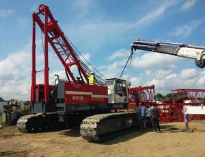 高出力のために装備された新しい<span class=keywords><strong>QUY120</strong></span> 120トンのクローラークレーン - Product Image 2