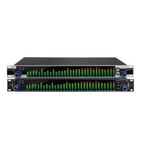 Système d'égaliseur graphique audio numérique professionnel Xtuga X-EQ31 avec processeur DSP 31 bandes et puissance de 30 W pour une utilisation en intérieur/extérieur