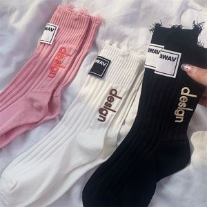 Wav Design Crew <b>Socks</b> Pink White <b>Black</b> Sweat Absorbing Anti Bacterial Women Youth <b>Socks</b> - Product Image 2