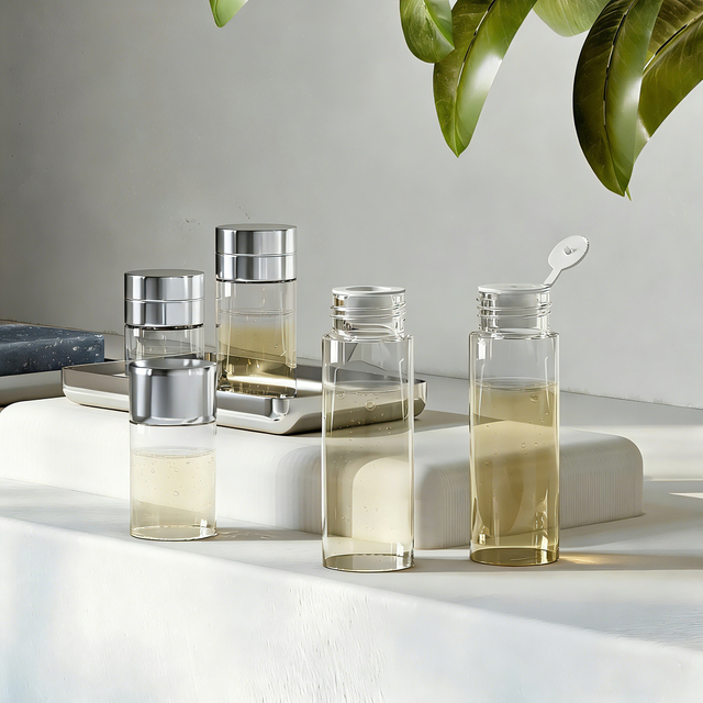 In Stock Travel Size Glass Perfume Bottles 1ml 2ml 3ml 5ml with Gold Lids Screw Cap Refillable Modern