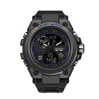 Montre de Sport Étanche Numérique à LED pour Hommes, Style Tendance, Vente en Gros Usine, Montre-Bracelet
