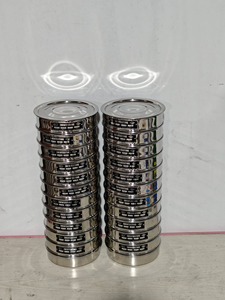 ASTM E11 tiêu chuẩn 12 sàng để phân tích đất/hạt 200mm dia. Phòng thí nghiệm thép không gỉ 20mm-4.75mm cho máy bê tông Thử nghiệm 1 - Product Image 2