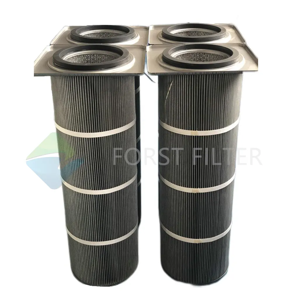 Automatic Air Pulse Jet Dust Collection Equipment Pleated Cartridge Replacement Filter