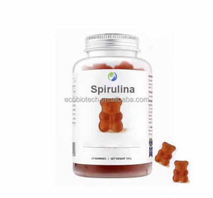 Spirulina Beneficios para la salud Spirulina Chlorella Gummy Suplementos Spirulina Gummies para el refuerzo inmunológico - Product Image 1