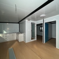 Maison Conteneur Moderne Préfabriquée de Luxe Extensible avec Salle de Bain et Cuisine 20FT/30FT/40FT