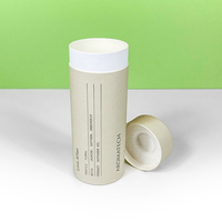 Tube en carton kraft recyclé de luxe 100% pour bougies, tube pour parfums, emballage en carton rond, tube avec taille personnalisée