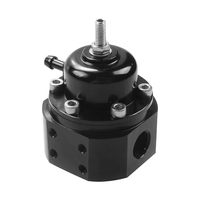 Régulateur de pression de carburant réglable haute performance noir pour voiture de course, vanne de surpression de carburant, accessoires automobiles, pièces de modification auto 1009