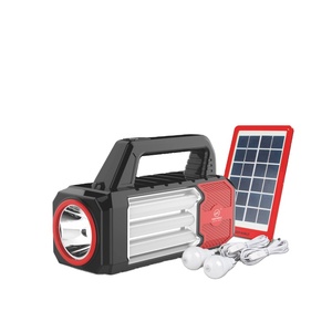 Bộ Đèn LED Tìm Kiếm Khẩn Cấp, Bộ Đèn Năng Lượng Mặt Trời Kèm Mp3, Hệ Thống Năng Lượng Mặt Trời Di Động Đặt Đèn Khẩn Cấp - Product Image 1