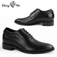 Chaussures Oxford de bureau pour hommes, rehaussantes, invisibles, 7 cm (2,7 pouces) de hauteur, de haute qualité, confortables, pour soirée, vente en gros