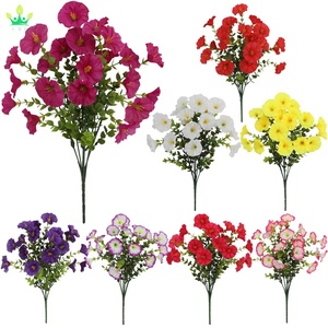 Plantas Artificiales de Globo Matutino, Arbustos de Plástico, Petunia para Decoración del Hogar, Jardín, Macetas Colgantes, Porche, Patio, Bodas - Product Image 3