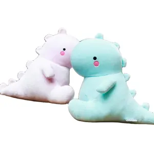 Soft PP Cotton Dinosaur plush Stuffed Toy Pink Blue Dino Stuffing Cartoon Animal Anime Figure Doll for Boy girl Sleeping Pillow