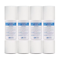 Filtre ménager 1micron 5 microns 10 pouces 20 pouces, élément filtrant pour purificateur d'eau en coton PP soufflé