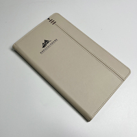 Porte-billets/porte-menus/porte-reçus en cuir PU de luxe personnalisé, adapté aux hôtels, restaurants, salons, bureaux, etc.