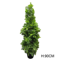 Arbre d'intimité artificiel décoratif pour la maison et le jardin, arbre topiaire artificiel, cèdre, arbre de noël