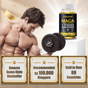 Capsules de nutrition à la maca pour hommes pour la vitalité et le soutien immunitaire - Extrait standardisé Amélioration des performances, aide alimentaire - Product Image 4