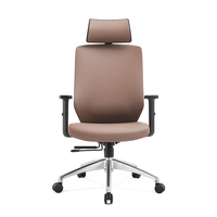 Mobilier de bureau moderne execuvie Chaise ergonomique en cuir de silicone Chaise pivotante de bureau pour ordinateur