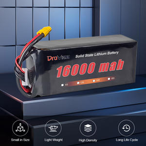 แบตเตอรี่โดรนคุณภาพสูง 6S โซลิดสเตท 22.2V 23.7V 16000mAh ความหนาแน่นพลังงานสูง แบตเตอรี่ลิเธียมไลโป สำหรับโดรน RC FPV และ UAV - Product Image 4