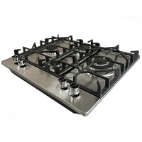 Construit dans le prix technologie de pointe cuisine gaz intégré cuisinière 4 feux cuisinière