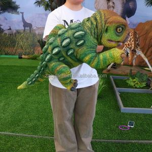 Marionnette de dinosaure bébé Ankylosaurus animatronique réaliste, faite à la main, avec contrôle manuel - Couleur personnalisable, résistante à la corrosion, pour centres commerciaux et aéroports - Product Image 2