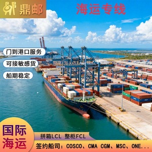 Dingyou International Sea Freight LCL FCL Transport de marchandises sensibles de porte à port Logistique - Product Image 3