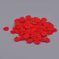 Kit de construction de paysages végétaux en blocs de petites particules en forme de fleur à six pétales, en PVC écologique, avec pièces à assembler et instructions manuelles