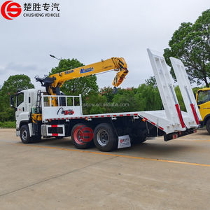 GIGA 6x4 <span class=keywords><strong>Camion</strong></span> à plateau avec grue Grue montée sur <span class=keywords><strong>camion</strong></span> à flèche télescopique hydraulique - Product Image 3