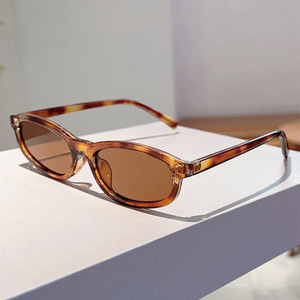 Classico ovale piccola montatura Vintage <span class=keywords><strong>occhiali</strong></span> <span class=keywords><strong>da</strong></span> <span class=keywords><strong>sole</strong></span> <span class=keywords><strong>donna</strong></span> uomo 2025 popolare marca di lusso Designer <span class=keywords><strong>occhiali</strong></span> <span class=keywords><strong>da</strong></span> <span class=keywords><strong>sole</strong></span> Punk Hip Hop Eyewear UV400 - Product Image 4