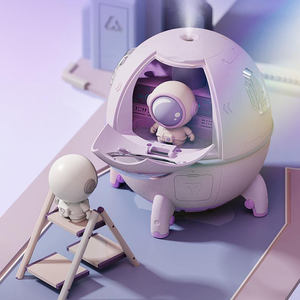 New Astronaut Air Humidifier 220ml Electric Ultrasonic Aroma Essential Oil <b>Diffuser</b> Colorful <b>LED</b> <b>Light</b> USB Mist Sprayer Gifts - Product Image 5