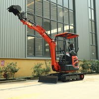 Mini-excavatrice de haute qualité de 1,8 tonne, Euro 5 CE EPA, multifonctionnelle, portable, sur chenilles, mini-pelle puissante, diesel, petite pelle