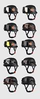 Casque de moto vintage de style allemand, homologué DOT, casque Cafe Racer, casque de style allemand