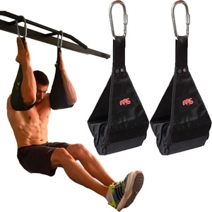 Correas AB para Ejercicios en Casa, Par de Correas para Abdominales, Barra de Tracción, Elevador de Piernas Colgante, Equipo de Entrenamiento SixPack, Certificado ISO 9001/CE - Product Image 1