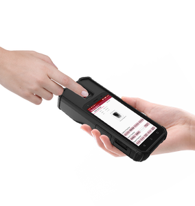 Android de mano de 5 pulgadas con sensor de huellas dactilares para número de identificación nacional y registro de tarjeta SIM móvil - Product Image 2