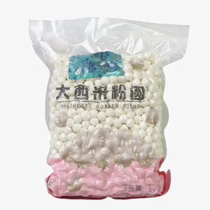 Заводская цена, 1 кг, 0,9 кг, халяльные крупные тапиоковые жемчужины, саго для баббл-чая |   Поставка жевательных топпингов для боба от производителя - Product Image 2