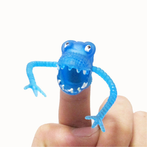 Lindo <span class=keywords><strong>monstruo</strong></span> dinosaurio marioneta <span class=keywords><strong>de</strong></span> dedo cunas juguetes contar historia para niños barato Mini Animal mano muñeca cuentos para dormir - Product Image 4