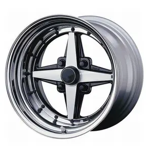 ROTA ZERO PLUS WHEELS 15X9 4X100 FULL ROYAL hitam, untuk HONDA CIVIC INTEGRA