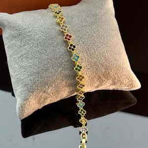 Pulsera ZHENXUN con Diseño de Trébol de Cuatro Hojas, Antidesvanecimiento, a la Moda, Fresca, con Diseño Exclusivo para Grupos Minoritarios, Versátil - Product Image 3