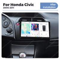 Navifly DUDU 7 Unité principale tactile de voiture BT Wifi Aide à l'inversion Authentique Audio Lecteur de voiture sans fil pour HD23 Honda Civic 2006-2011