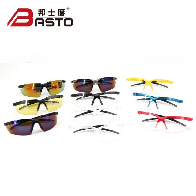 OEM BA3118 High Quality Anti-impact Anti-fog Anti-UV 400 ANSI Z87.1/CE Certified Customized Color Frame Safety Glasses
