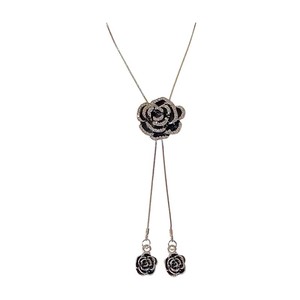 Sweater Chain Letter V Shape Titanium Steel Adjustable Necklace Fashion Accessory - Product Image 5