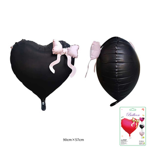 Globo de Aluminio en Forma de Corazón de 22 Pulgadas, Colores Mezclados, para Decoración de Fiestas, Bodas y Aniversarios - Product Image 4