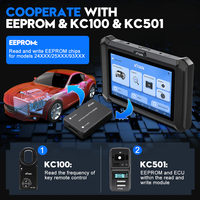 2025 el más nuevo XTOOL X100 PADS programador de llave de coche automático con VCI incorporado compatible con reinicio de aceite